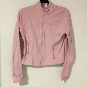 Crop Nulu define jacket peony pink
